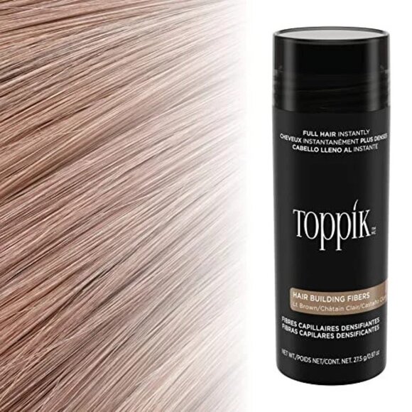 5 BOTTLES of TOPPIK 27.5g Hair Fibers, All Colors, 100% Authentic, Free Shipping - Picture 6 of 13